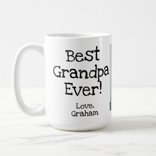 Der beste Opa aller Zeiten Kaffeetasse (Links)