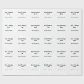 Der beste Opa, den der Großvater je geschenkt hat Geschenkpapier (Flach)