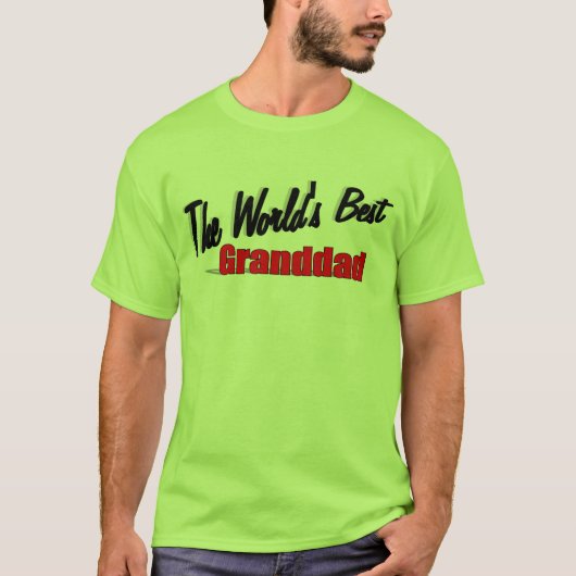 Der beste Opa der Welt T-Shirt (Vorderseite)