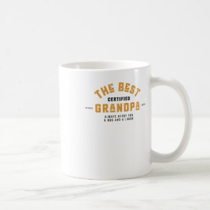 Der beste Opa. Immer bereit für einen Schluck und  Kaffeetasse