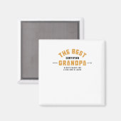 Der beste Opa. Immer bereit für einen Schluck und Magnet (Vorderseite/Rückseite)