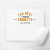 Der beste Opa. Immer bereit für einen Schluck und Mousepad (Mit Mouse)