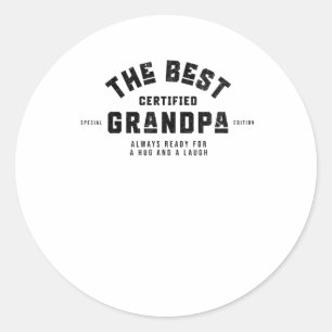 Der beste Opa. Immer bereit für einen Schluck und Runder Aufkleber