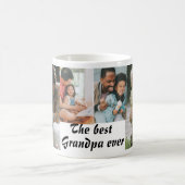 Der beste Opa je 4 Foto weiß Kaffeetasse (Mittel)