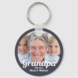 Der beste Opa-Modern-Foto der Welt Schlüsselanhänger