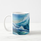 Der beste Ort für die Tasse am Strand von Aquarell (Links)