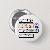 Der beste orthopädische Chirurg der Welt Button (Vorne & Hinten)