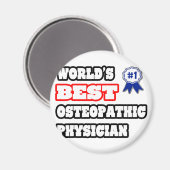 Der beste Osteopathiker der Welt Magnet (Vorderseite/Rückseite)