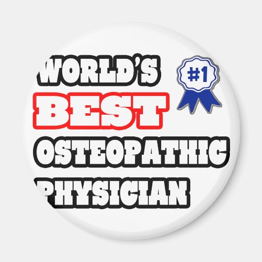 Der beste Osteopathiker der Welt Magnet (Vorne)
