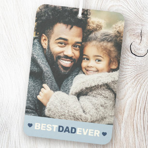 Der beste Papa aller Foto Herz blauer Väter Tag Autolufterfrischer