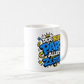 der beste papa aller zeiten 8 graffiti kaffeetasse (VorderseiteRechts)