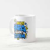 der beste papa aller zeiten 8 graffiti kaffeetasse (Vorderseite Links)