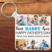 Der beste Papa aller Zeiten: Foto Collage des eige Schlüsselanhänger (Vorderseite)