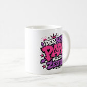 der beste papa aller Zeiten graffiti 7 Kaffeetasse (VorderseiteRechts)