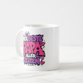 der beste papa aller Zeiten graffiti 7 Kaffeetasse (Vorderseite Links)