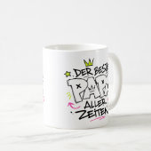 der beste papa aller zeiten graffiti 9 kaffeetasse (VorderseiteRechts)