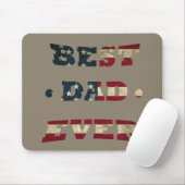 Der beste Papa aller Zeiten unter amerikanischer F Mousepad (Mit Mouse)