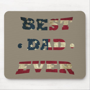 Der beste Papa aller Zeiten unter amerikanischer F Mousepad