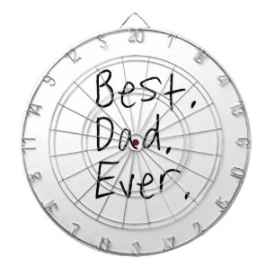 Der beste Papa aller Zeiten. Vatertagsgeschenk Dartscheibe