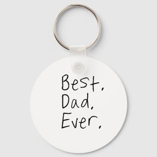 Der beste Papa aller Zeiten. Vatertagsgeschenk Schlüsselanhänger (Vorderseite)