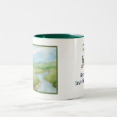 Der beste Papa aller Zeiten! Zwei-Tone-Tasse Zweifarbige Tasse (Mittel)