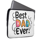 Der beste Papa, der je anwesend war. Vatertag Laptopschutzhülle (Vorne Rechts)