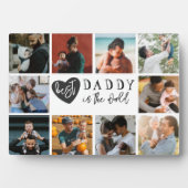 Der beste Papa der Welt 10 ImaeCollage Fotoplatte (Vorderseite)