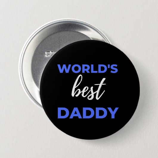 Der beste Papa der Welt Button (Vorne & Hinten)