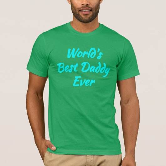 Der beste Papa der Welt - Der beste Vater T-Shirt (Vorderseite)