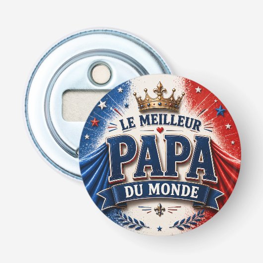 Der beste Papa der Welt Flaschenöffner (Vorderseite)