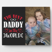 Der beste Papa der Welt Fotoplatte (Vorderseite)