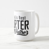 Der beste Papa der Welt - Geschenke, Zitate und Fe Kaffeetasse (VorderseiteRechts)