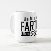 Der beste Papa der Welt - Geschenke, Zitate und Fe Kaffeetasse (Vorderseite Links)