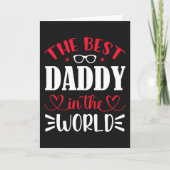 Der beste Papa der Welt Karte (Vorderseite)