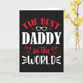 Der beste Papa der Welt Karte (Gelbe Blume)