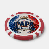 Der beste Papa der Welt Pokerchips (Einzeln)