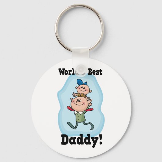 Der beste Papa der Welt Schlüsselanhänger (Vorderseite)