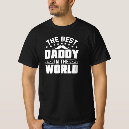 Der beste Papa der Welt - stolzer Vater T-Shirt (Vorderseite)
