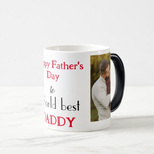 Der beste Papa der Welt Verwandlungstasse (VorderseiteRechts)