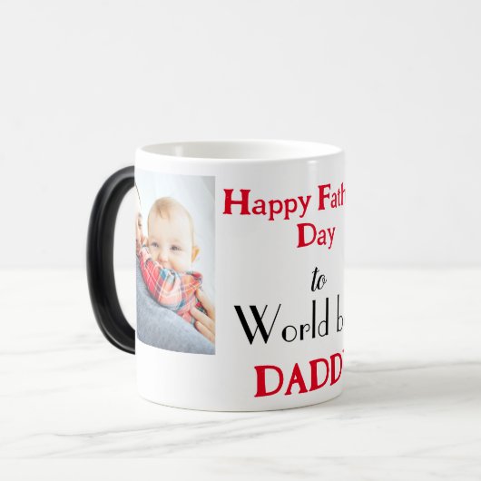 Der beste Papa der Welt Verwandlungstasse (Vorderseite Links)