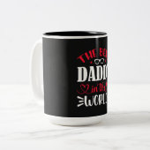 Der beste Papa der Welt Zweifarbige Tasse (Vorderseite Links)