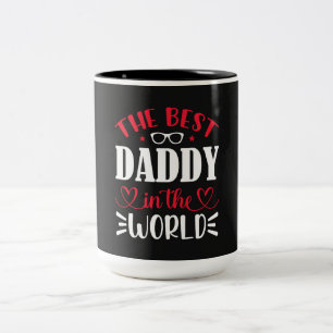 Der beste Papa der Welt Zweifarbige Tasse