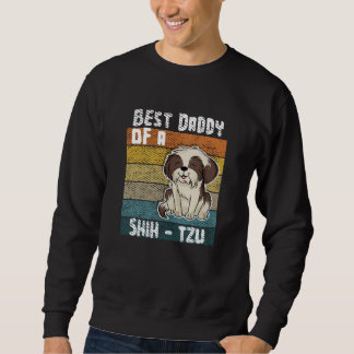 Der beste Papa eines Schih-Tzu Sweatshirt
