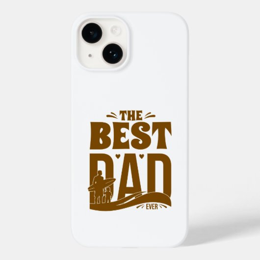 Der beste Papa ever - Vater & Kind Case-Mate iPhone Hülle (Rückseite)
