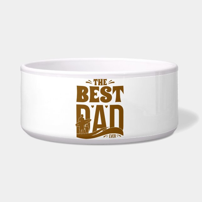 Der beste Papa ever - Vater & Kind Napf (Vorderseite)