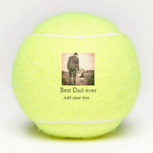 Der beste Papa fügt je Name Bild Väter Tagestext C Tennisbälle