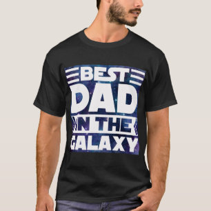 Der beste Papa im T - Shirt der Galaxie