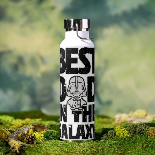 Der beste Papa in der Galaxie Trinkflasche (Außenbereich)