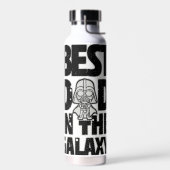 Der beste Papa in der Galaxie Trinkflasche (Links)