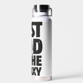 Der beste Papa in der Galaxie Trinkflasche (Rückseite)